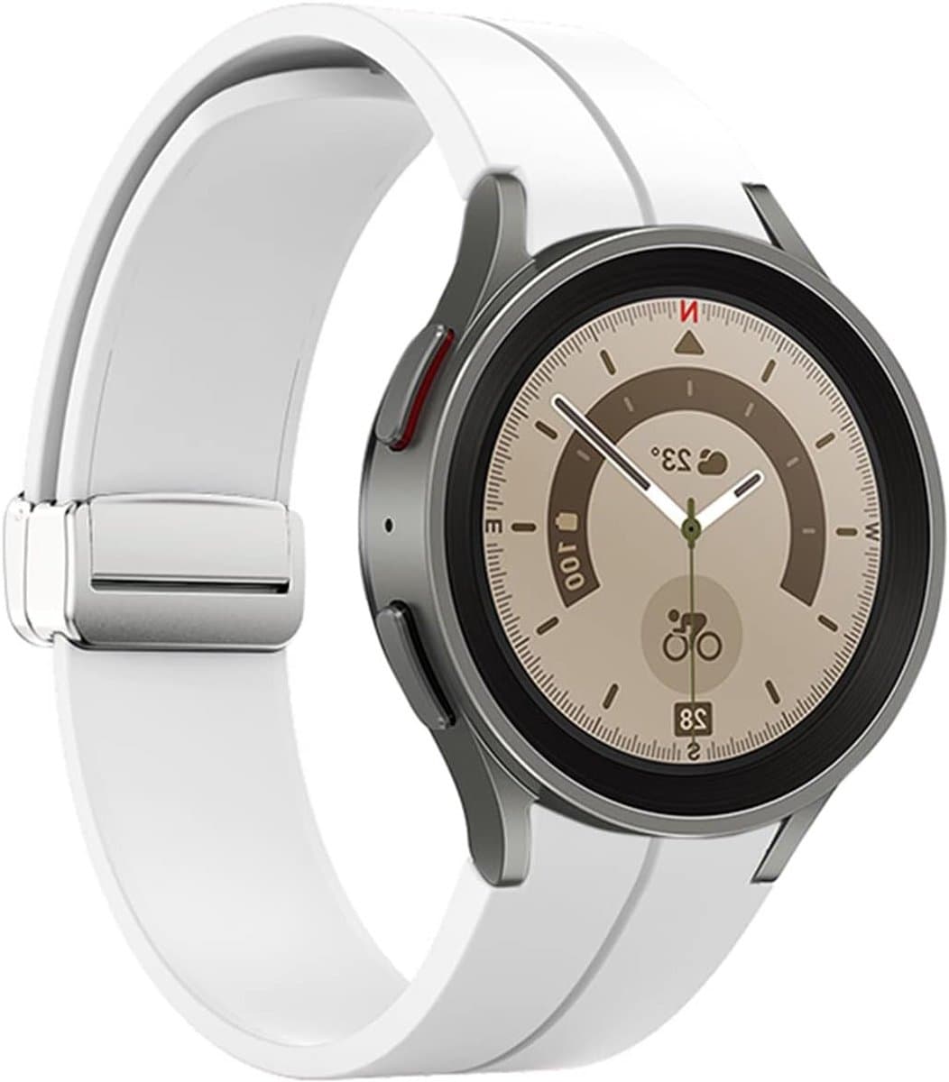 20mm Quick Release Silikonensband voor Galaxy Watch 6/5/4 - Comfortabele en Duurzame Horlogeband voor Sport en Dagelijks Gebruik