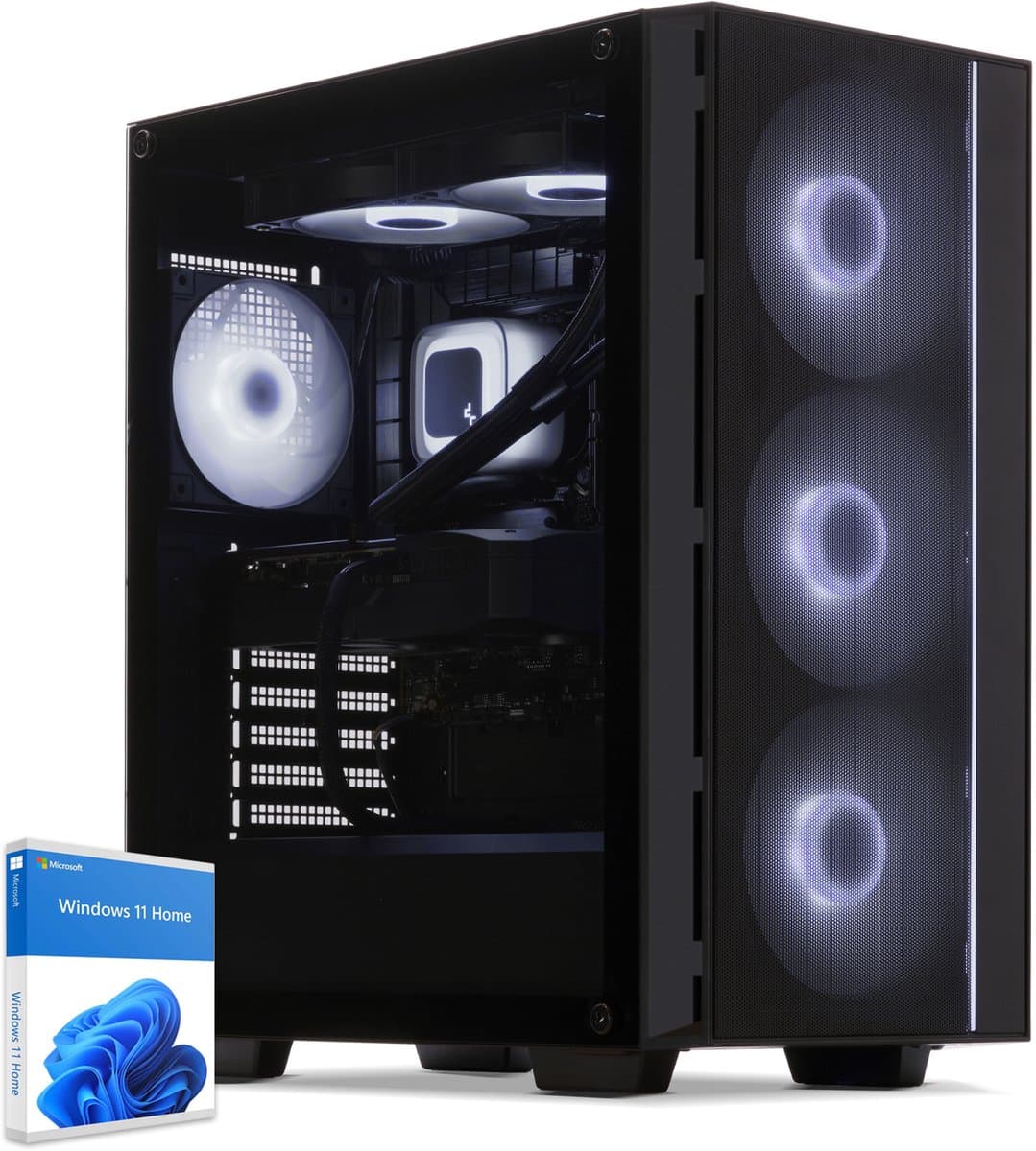 Sedatech Advanced Gaming PC Waterkoeling ATX • Intel i7-12700KF 12x 3.6GHz • Geforce RTX5060Ti 16Gb • 32Gb DDR5 • 2Tb SSD M.2 • WiFi • Bluetooth, USB C • Windows 11 • Desktop computer