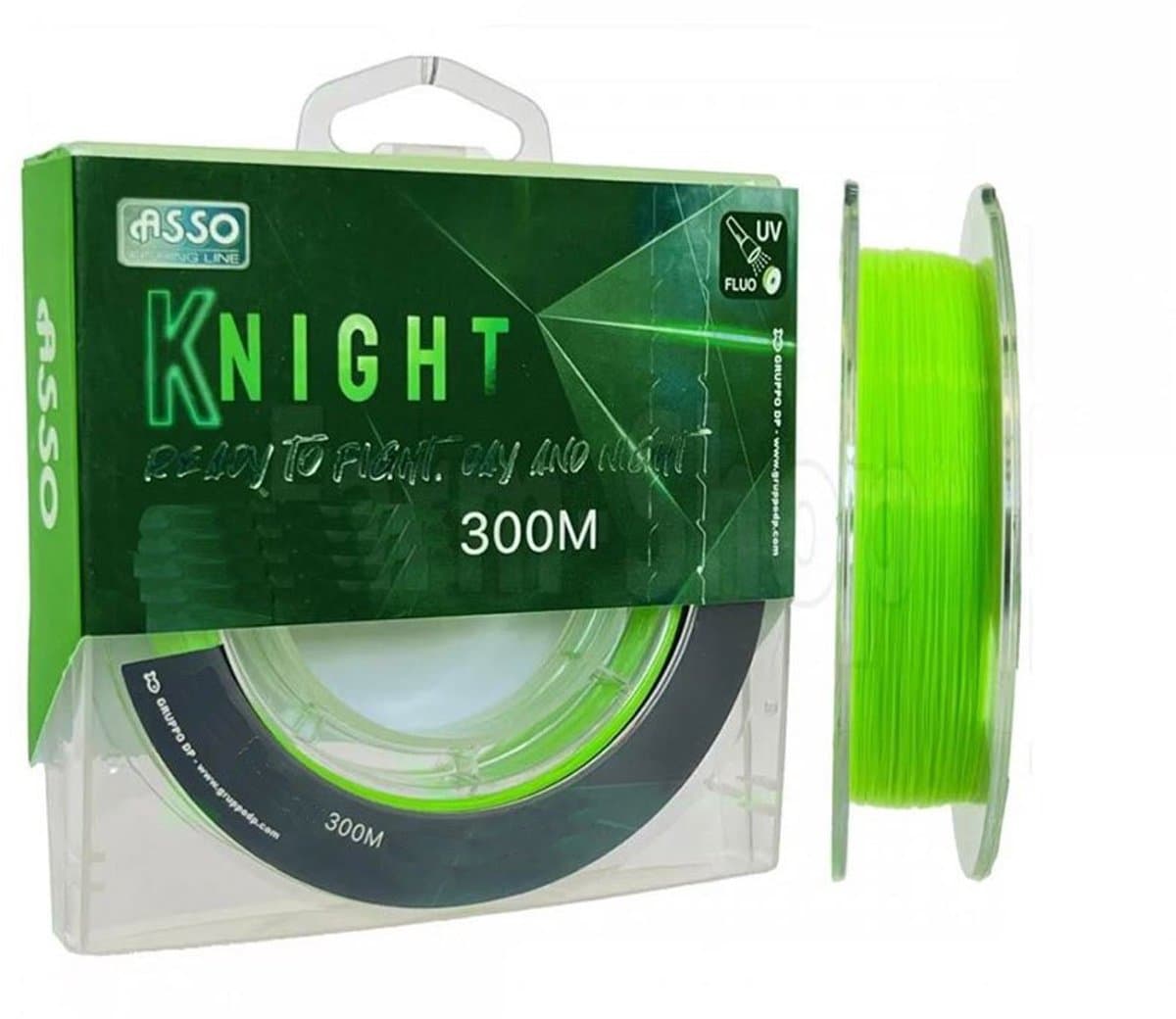 Asso Knight 300 M Monofilament Transparant 0.330 mm