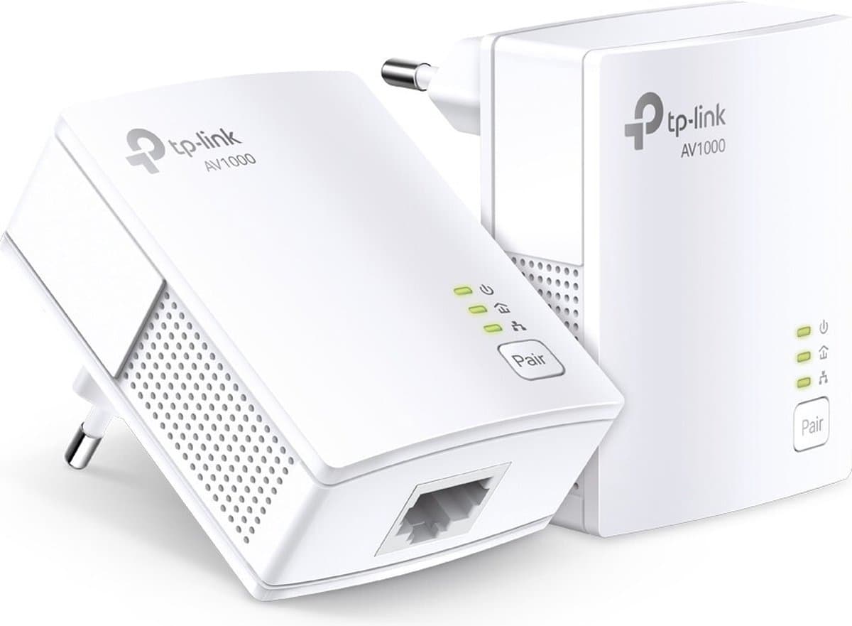 TP-Link TL-PA7017 KIT - Powerline Adapter - Zonder Wifi - 2 stuks