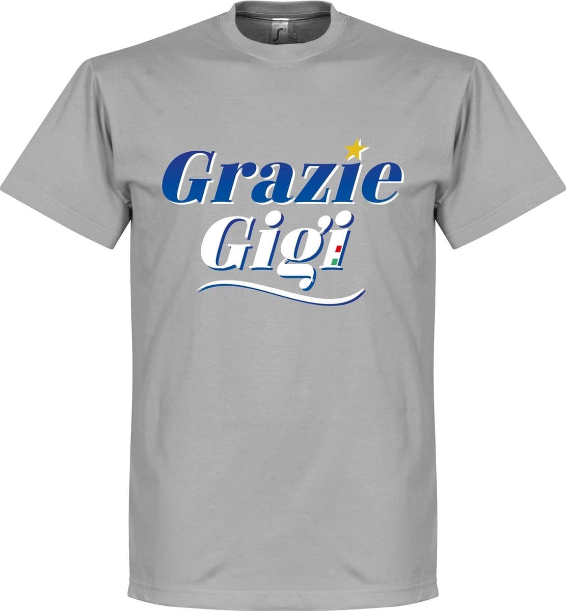 Grazie Gigi Text T-Shirt  - XXL