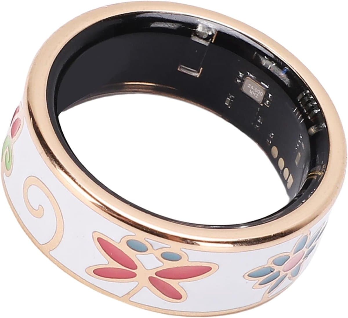 Slimme Ring - Fitness Tracker - Gezondheid Bijhouden - Enamel Ambacht - 18.1 mm - Niet gespecificeerd