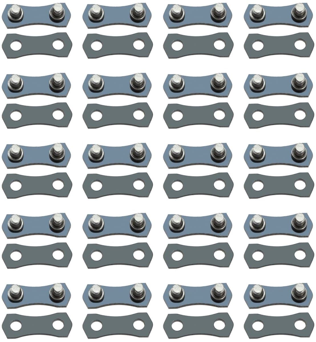 Dailygoods- Zaagketting 20 Stuks - Kettingschakels 3/8LP - Geschikt voor 33 tot 70 Schakels - Dikte 1,3 mm - Robuust en Duurzaam - Eenvoudig te Installeren - Kettingzaag
