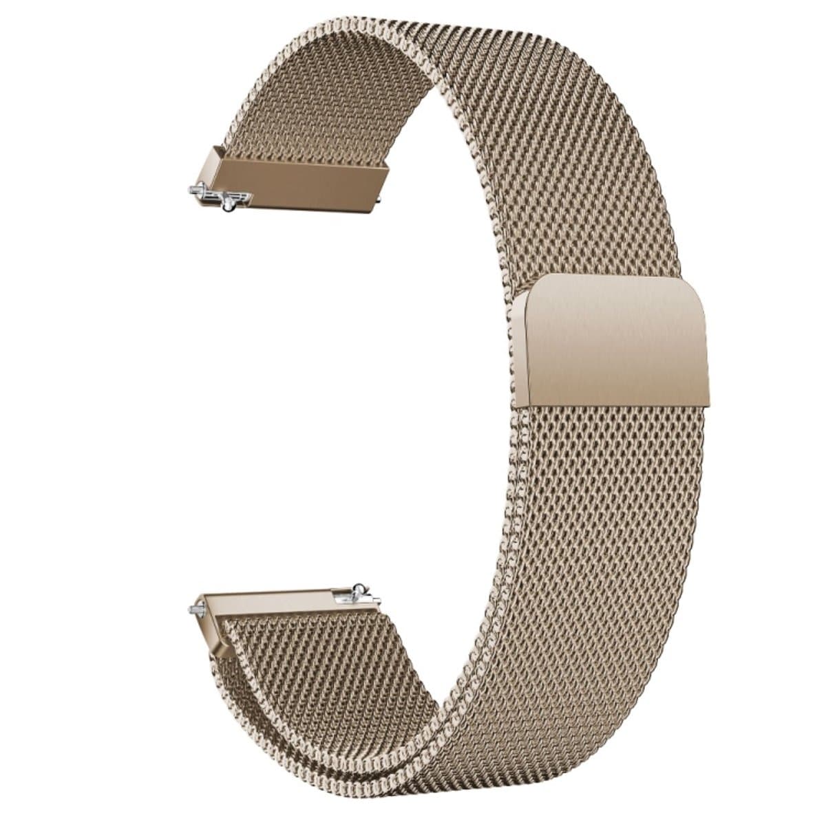 Voor Galaxy Watch Activ Milanese band (Champagne goud)