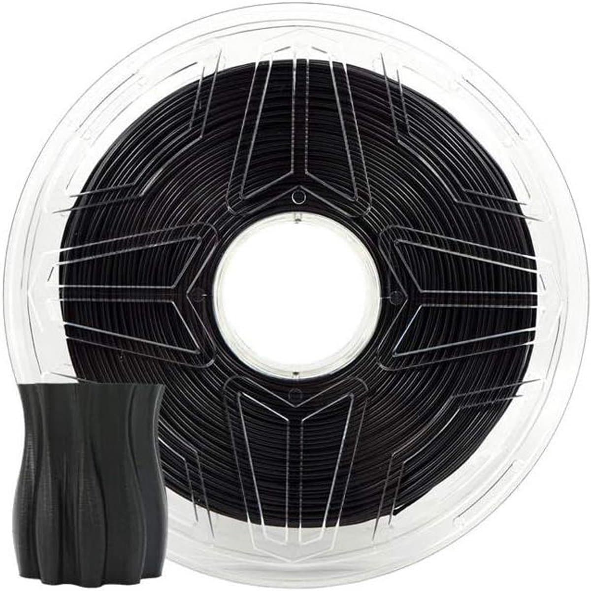 PETG Filament - 3D Print Materiaal - 3D Printen - Hoge Slagsterkte - 1kg - Zwart