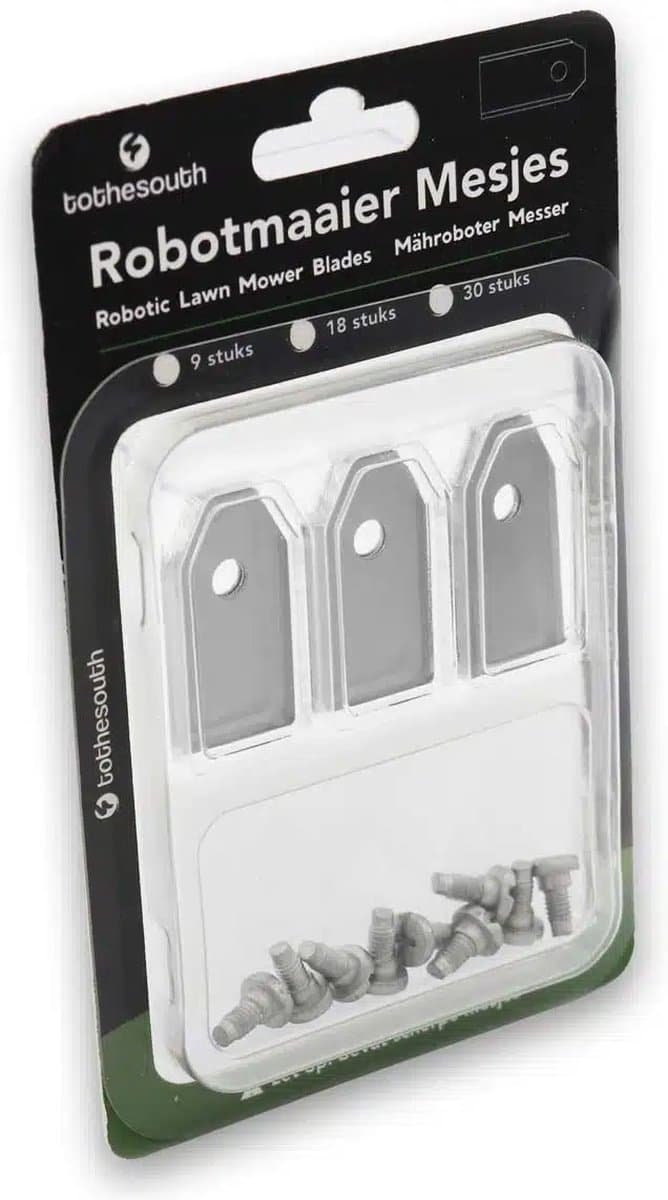 To the South® Robotmaaier Mesjes staal geschikt voor Yard Force Compact 280R - 30 stuks