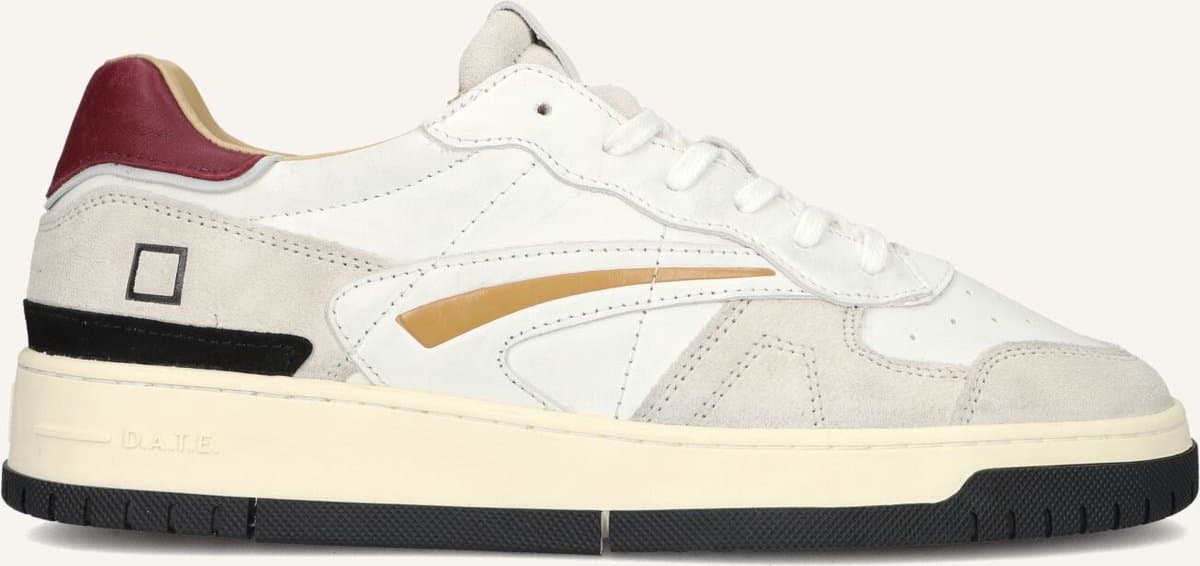 D.A.T.E Torneo Pure Vintage Sneakers - Leer - Heren - Wit - Maat 41