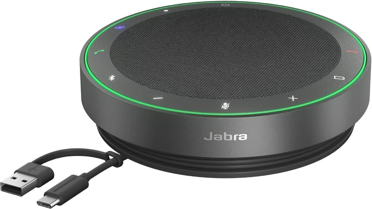 Draagbare USB Bluetooth Speakerphone met 4 Microfoons en Super Wideband Audio