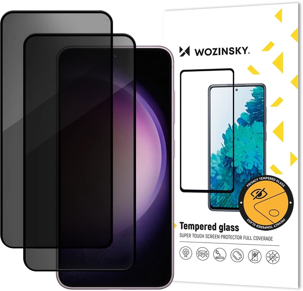 Wozinsky Gehard Glas Privacyglas Voor Xiaomi Poco M7 2-Pack Privacy