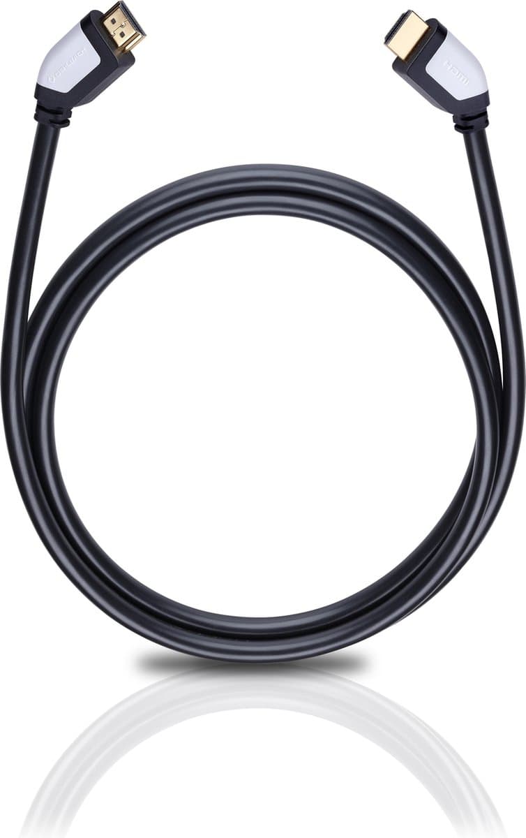 Oehlbach Shape Magic High Speed haakse HDMI®-kabel met ethernet lengte 1,7 meter