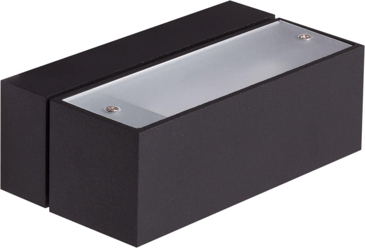 Berla modern opbouwarmatuur - zwart - Max. 10W - R7S - 230V-50Hz - IP20 - excl. Lichtbron - Verlichting - Sfeer verlichting