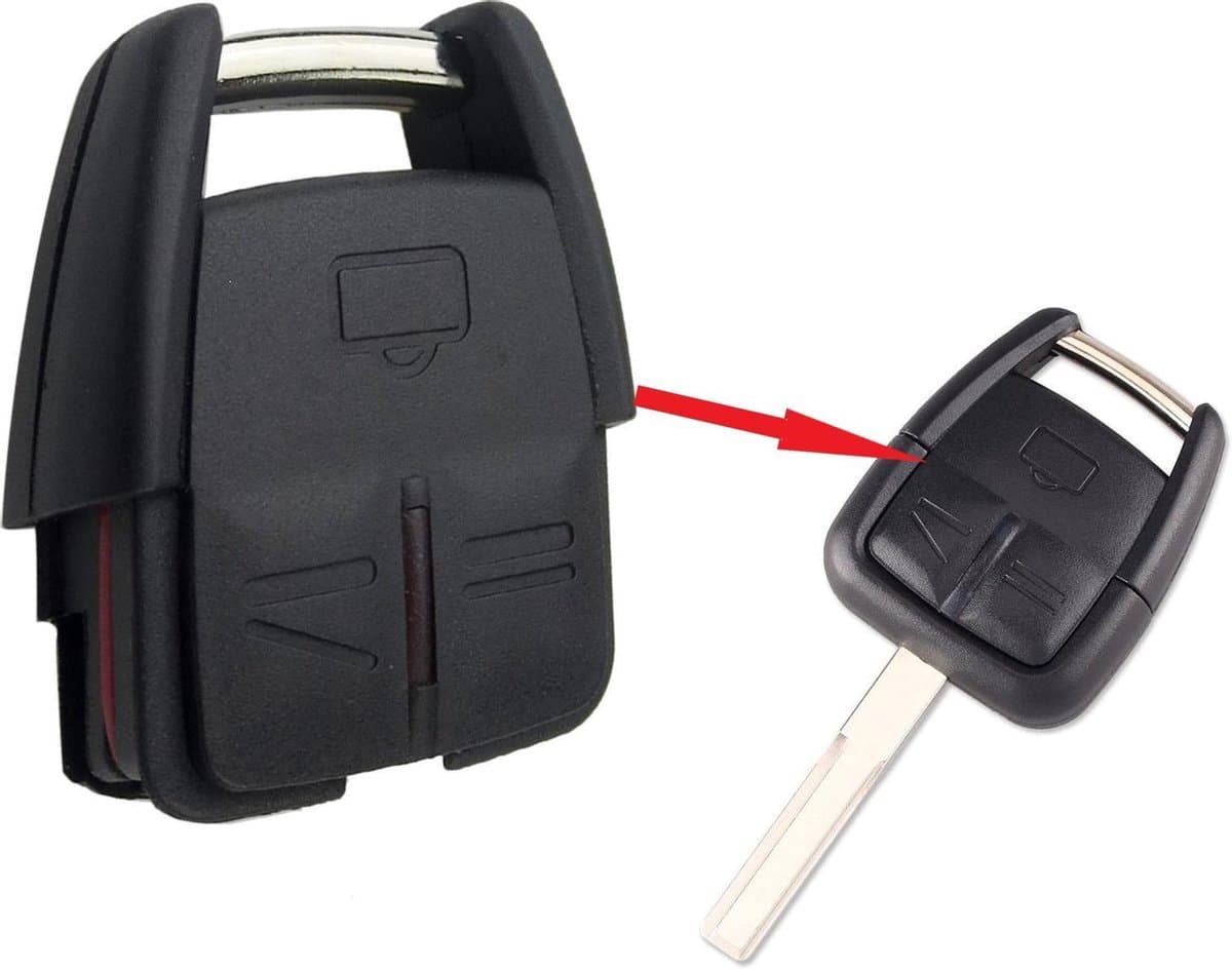 Autosleutel 3 knoppen HURSG8N  behuizing geschikt voor Opel sleutel / Astra / Combo / Corsa / Frontera / Insignia / Meriva / Mokka / Omega / Signum / Tigra / Vectra / Zafira / opel autosleutel (H-3B)