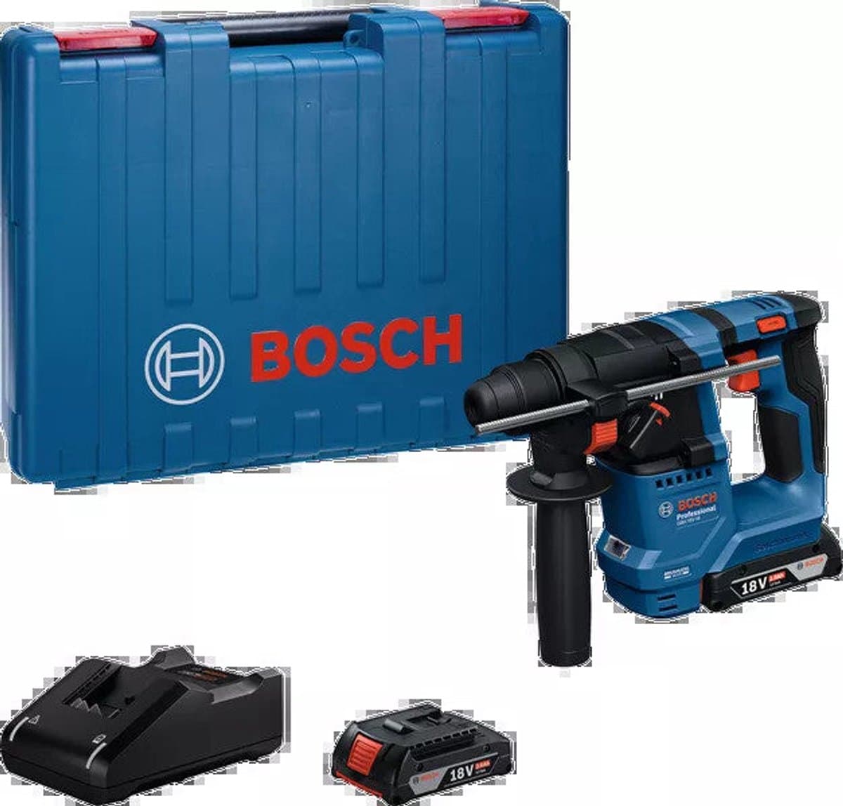 Bosch GBH 18V-18 rotatiehamer - blauw/zwart