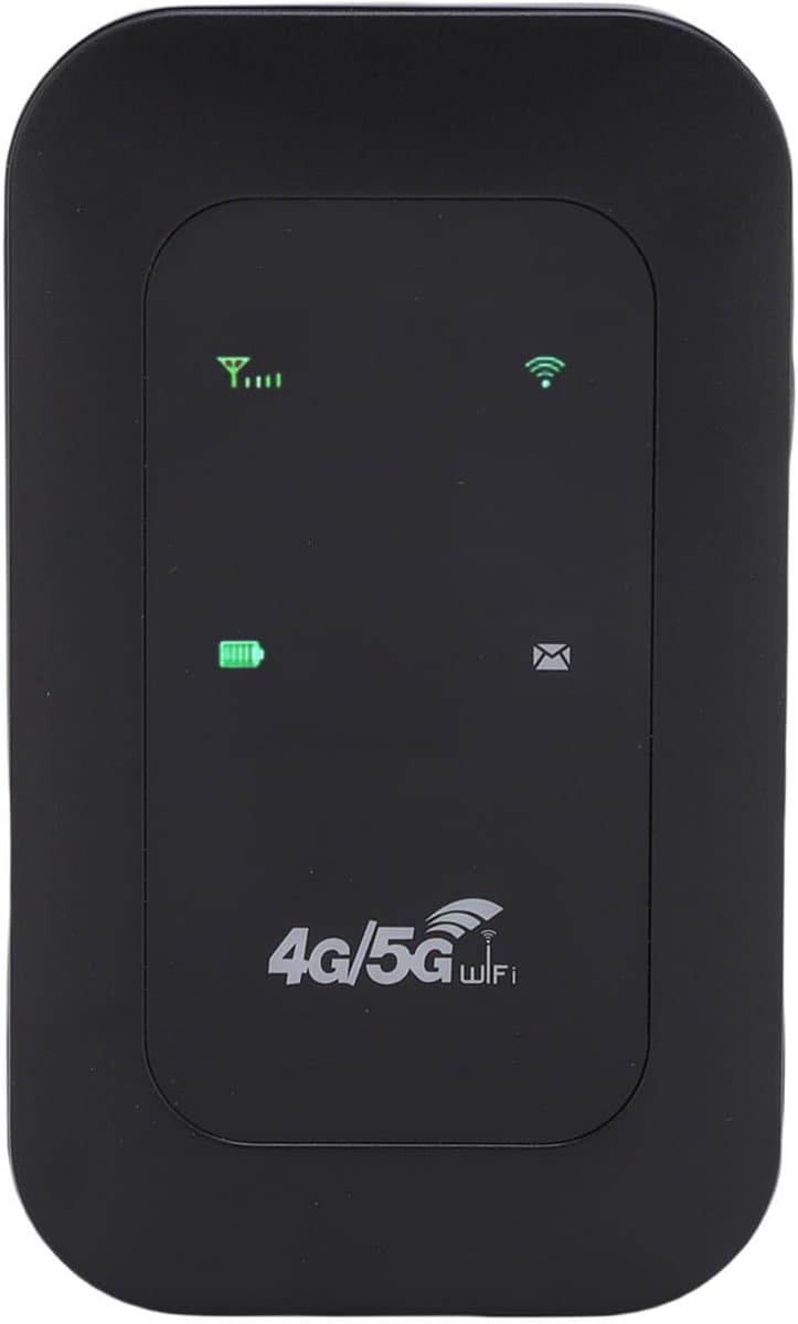 Draagbare 4G/5G LTE WiFi Hotspot voor Reizen en Onderweg