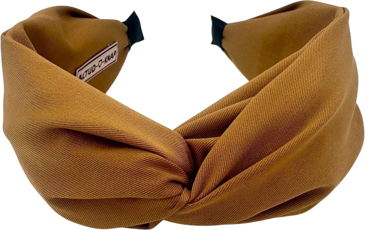 Altijd Knap - Haarband Soft Touch Brown - Brede bruine haarband