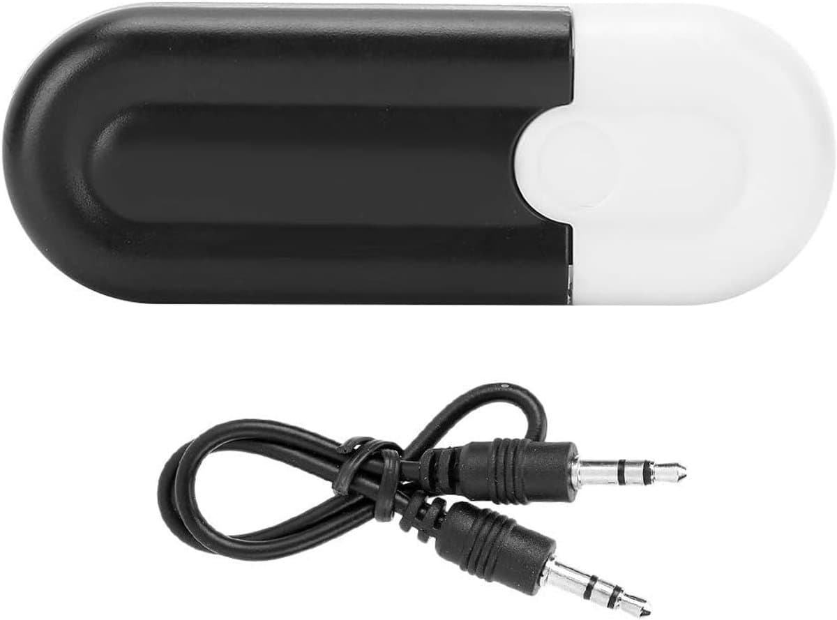 Draadloze Audio Ontvanger - Muziek Adapter - Luidsprekers Draadloos - Dubbele Output - 13x9x2 cm - Zwart