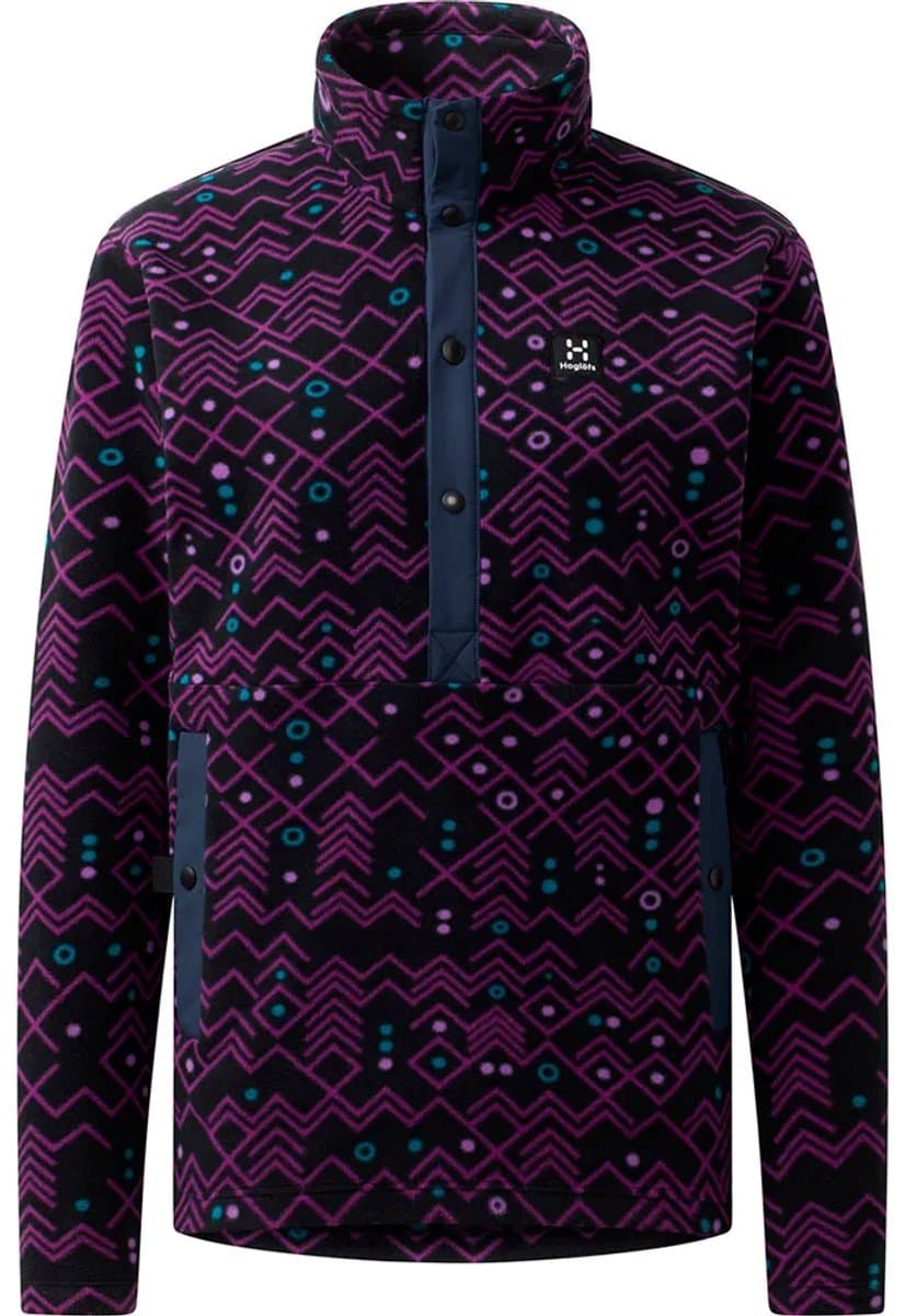 Haglofs Mora Mid Sweatshirt Met Rits Paars XS Vrouw