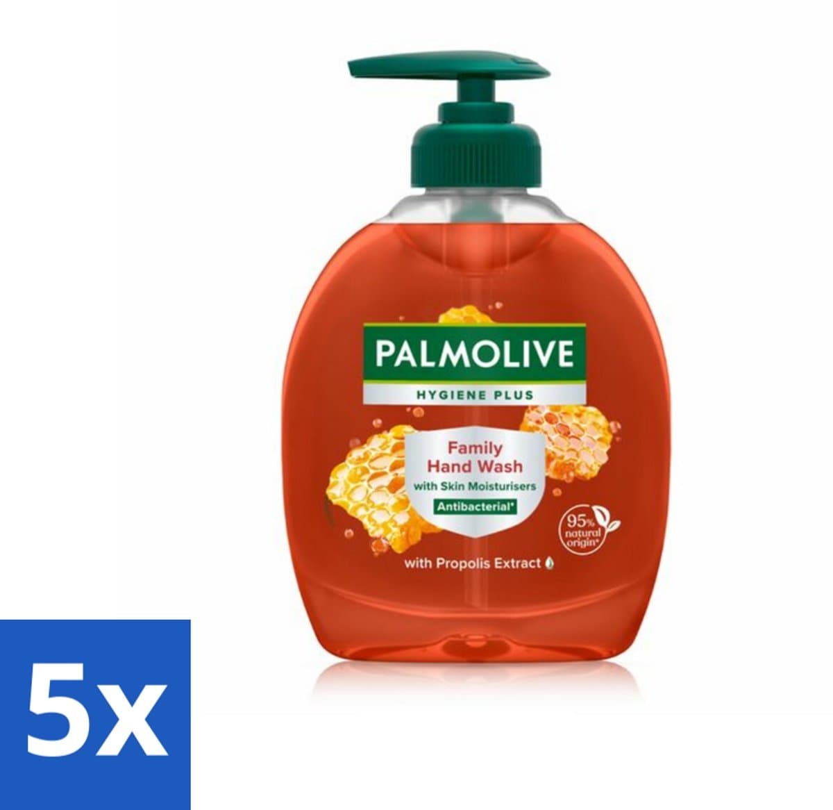 Palmolive Handzeep Hygiëne Plus Family 300 ml - Bulkverpakking - 5 stuks