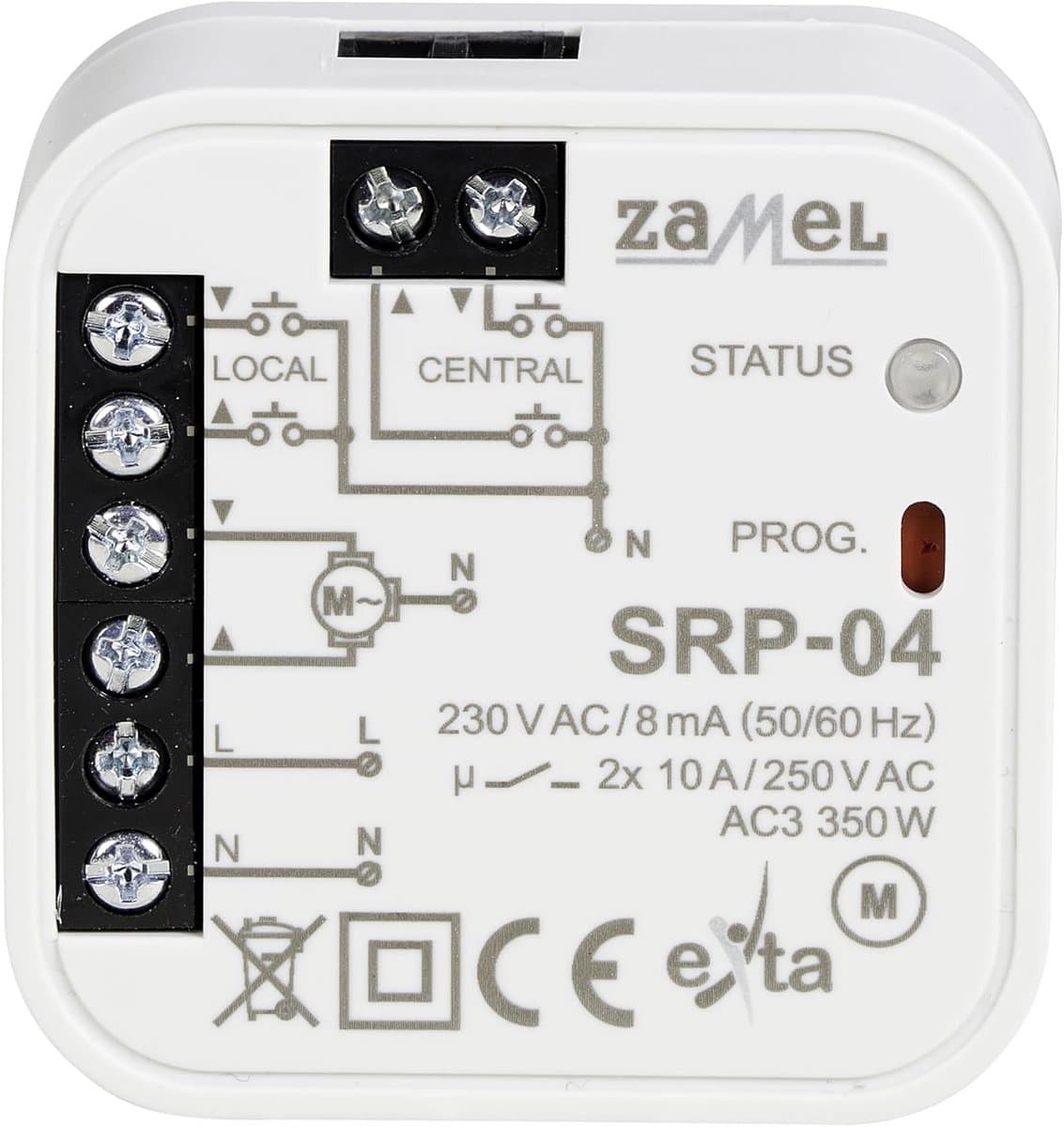 Universele Controller - Rolluiken Zender - Raam Automatisering - Draadloze Bediening - Wit