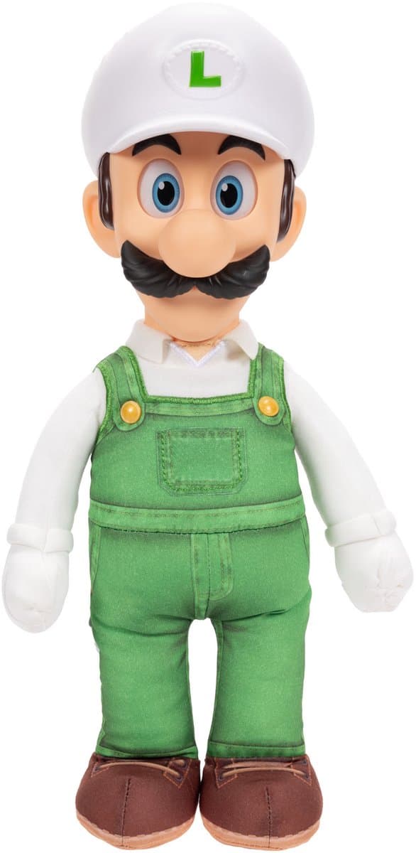 Super Mario Galaxy Film – 38 cm beweegbare Fire Luigi pluche figuur