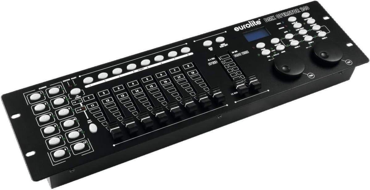 Professionele DMX Lichtcontroller 240 Kanalen - Geschikt voor Moving Heads en LED Verlichting
