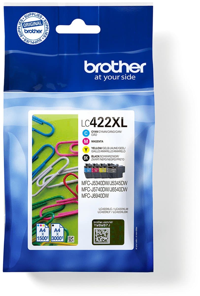 Brother LC-422XL Cartridge Combo Pack