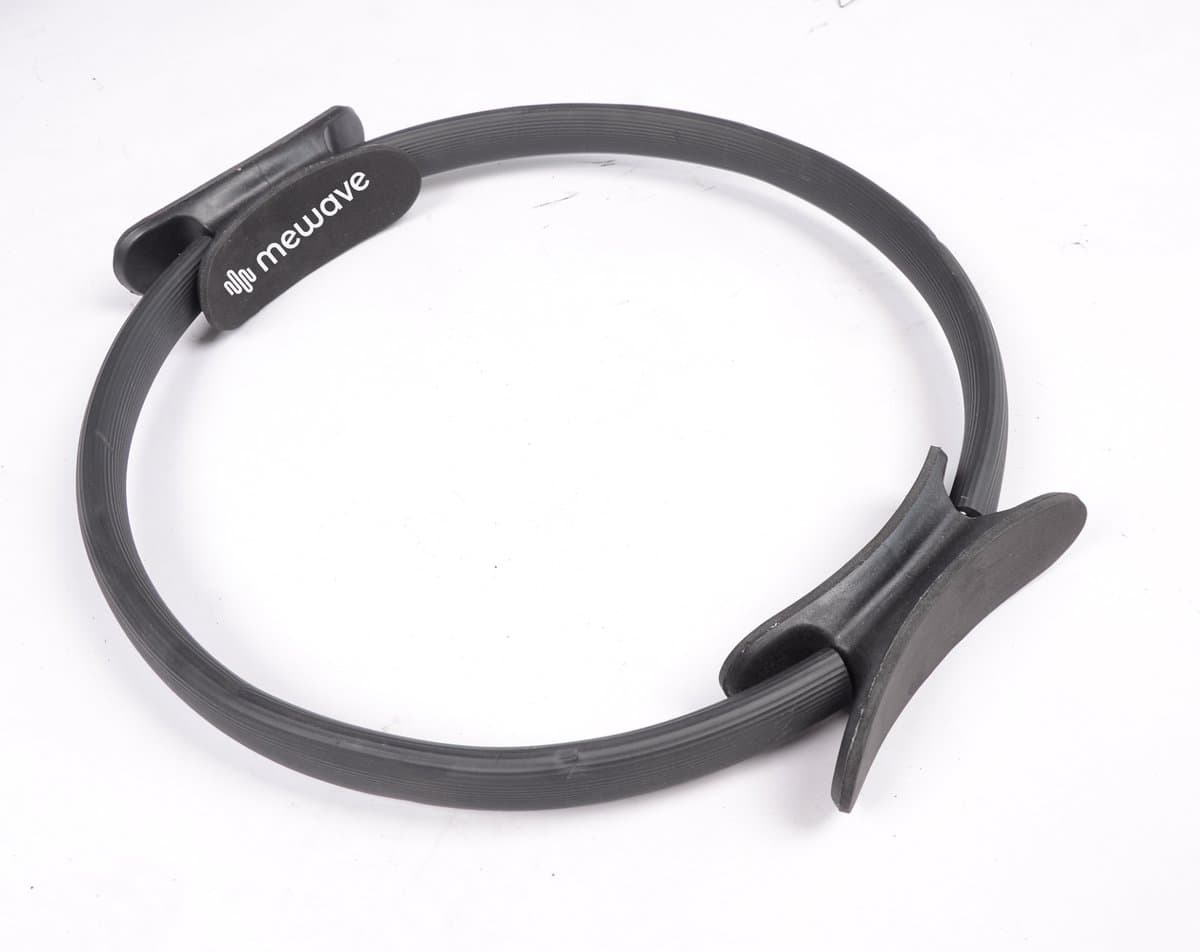 Mewave® Pilates Ring – Zwart – Accessoire voor Pilates Training – Versterk Spieren & Verbeter Houding