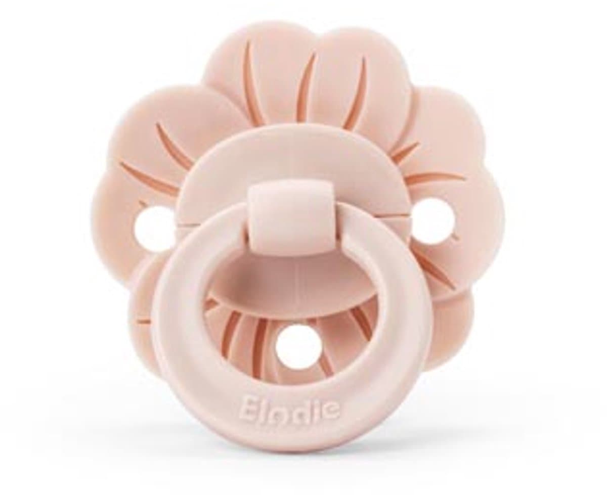 Elodie Binky Bloom 3m+ Latex fopspeen - Fopspeen - Fopspenen- Latex - Rubber fopspeen - Powder Pink