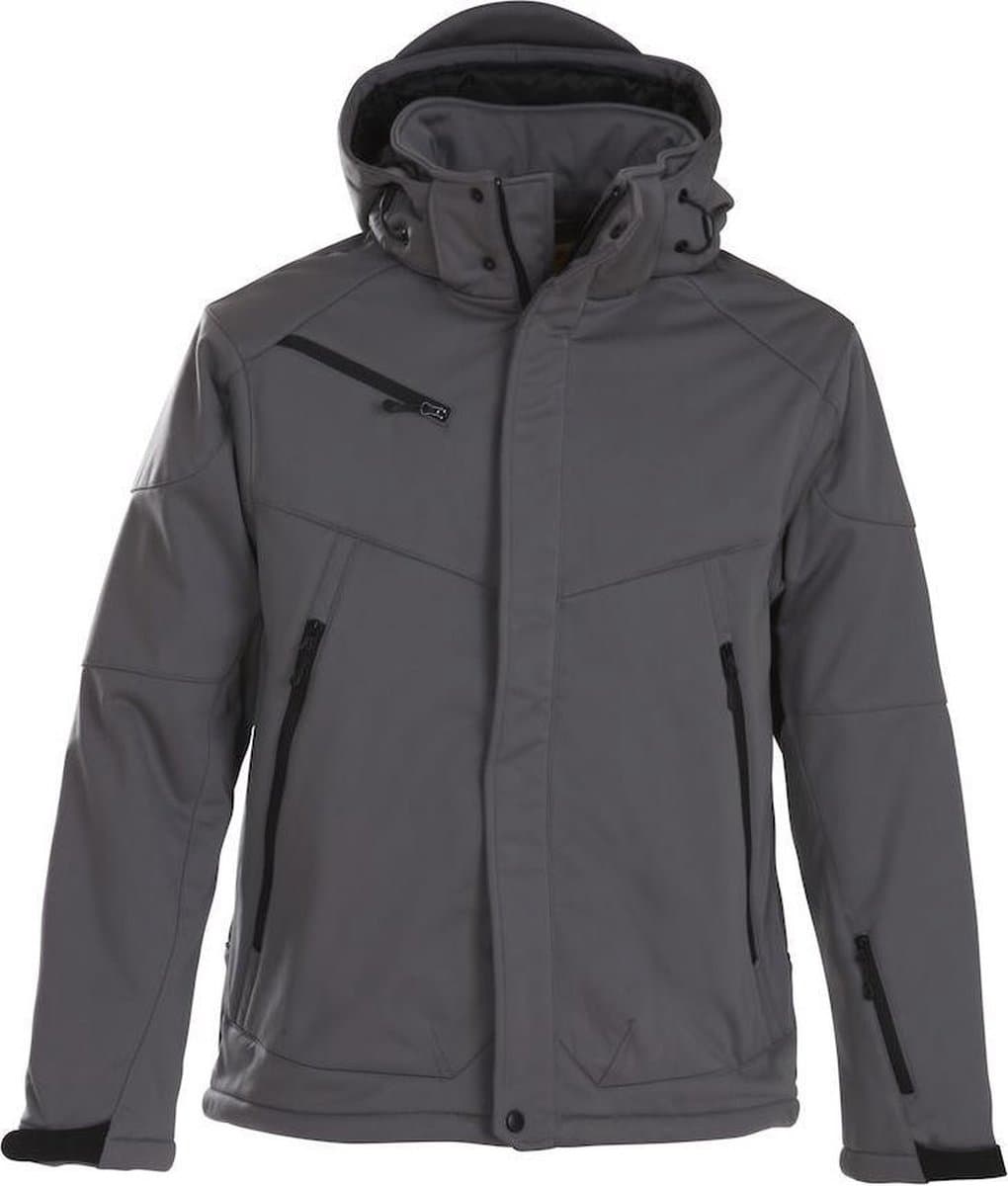 Printer JACKET SOFTSHELL SKELETON 2261035 - Staalgrijs - L