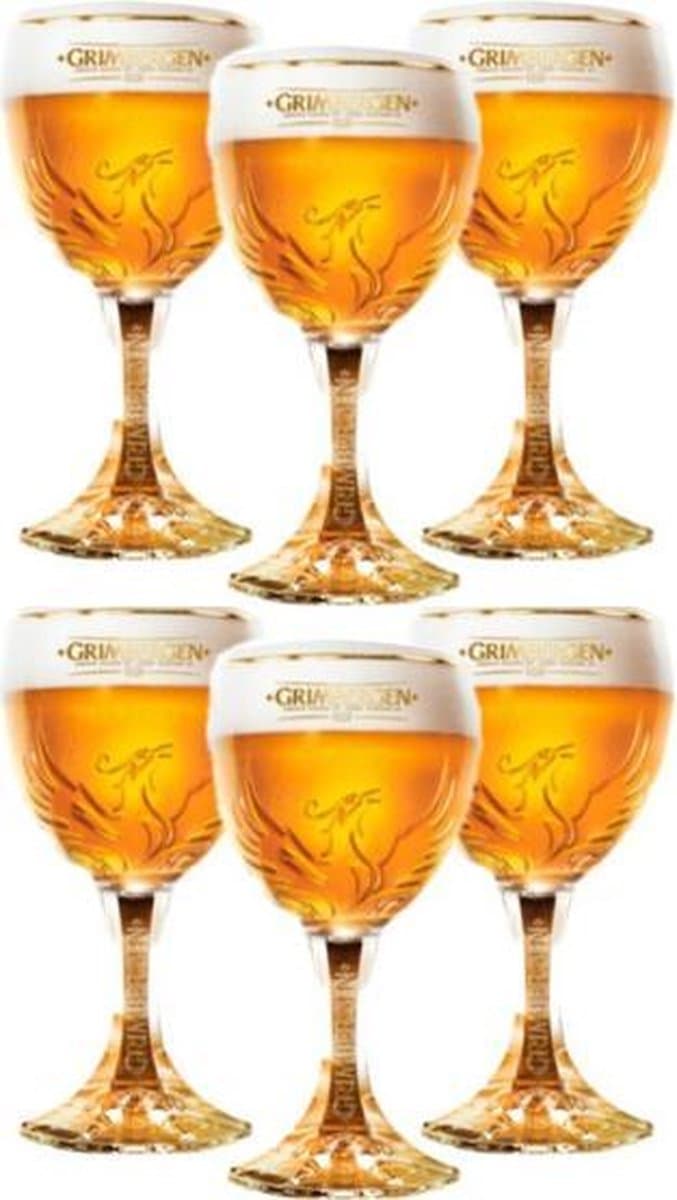 Grimbergen Bierglazen - 33cl - Set van 6 stuks