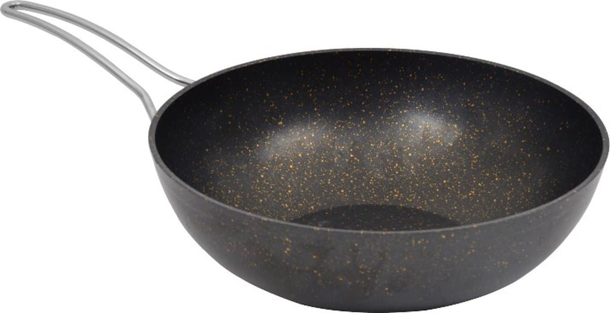 Graniet - wok - Pan - wadjan 28 cm zwart