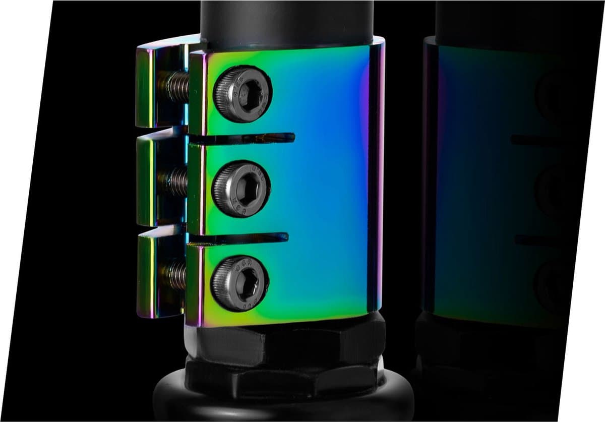SOKE EVO straatzwarte neochrome stuntstep
