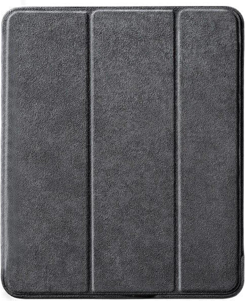 Alcantara Hoesje Geschikt Voor iPad Pro 2024 (13 inch) Cover - Space Grey