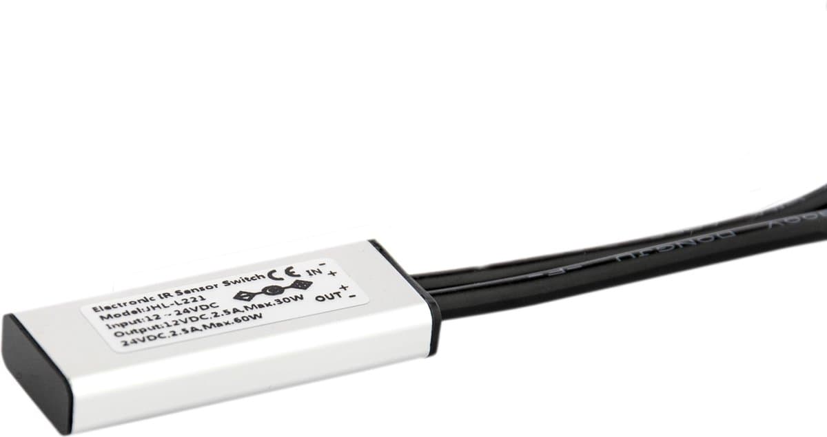 Groenovatie LED Deursensor Opbouw - Incl. DC5.5 Kabels - DC 12-24V - 2.5A