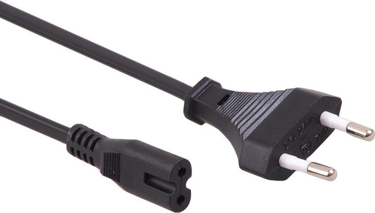 Stroomkabel Netsnoer EU 2 PIN Maclean 1,5