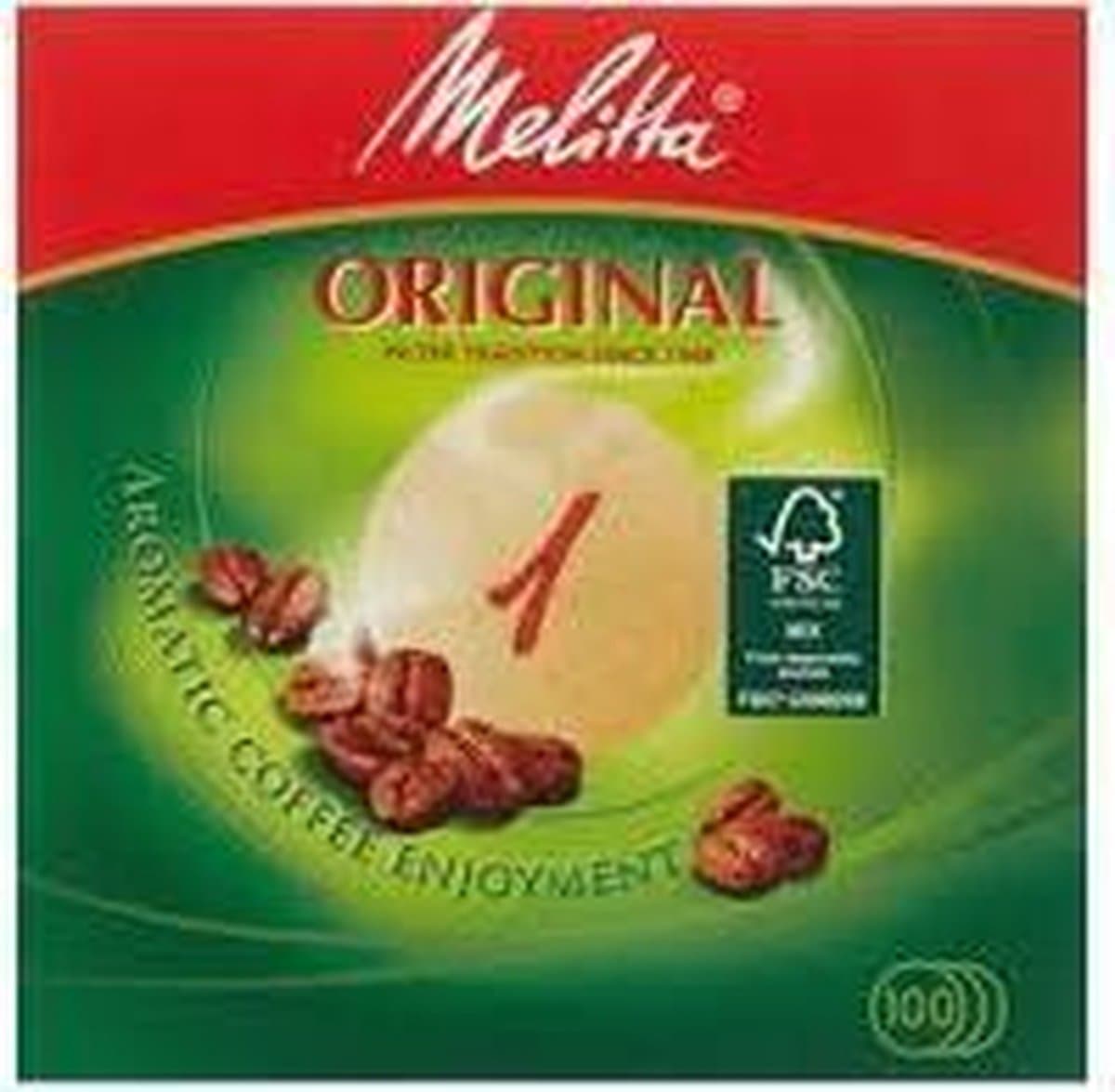 8 X MELITTA KOFFIEFILTER NO 1 ROND 0.94 MM 100 STUKS per pakje 4006508204335 ( 8 X 100 STUKS)