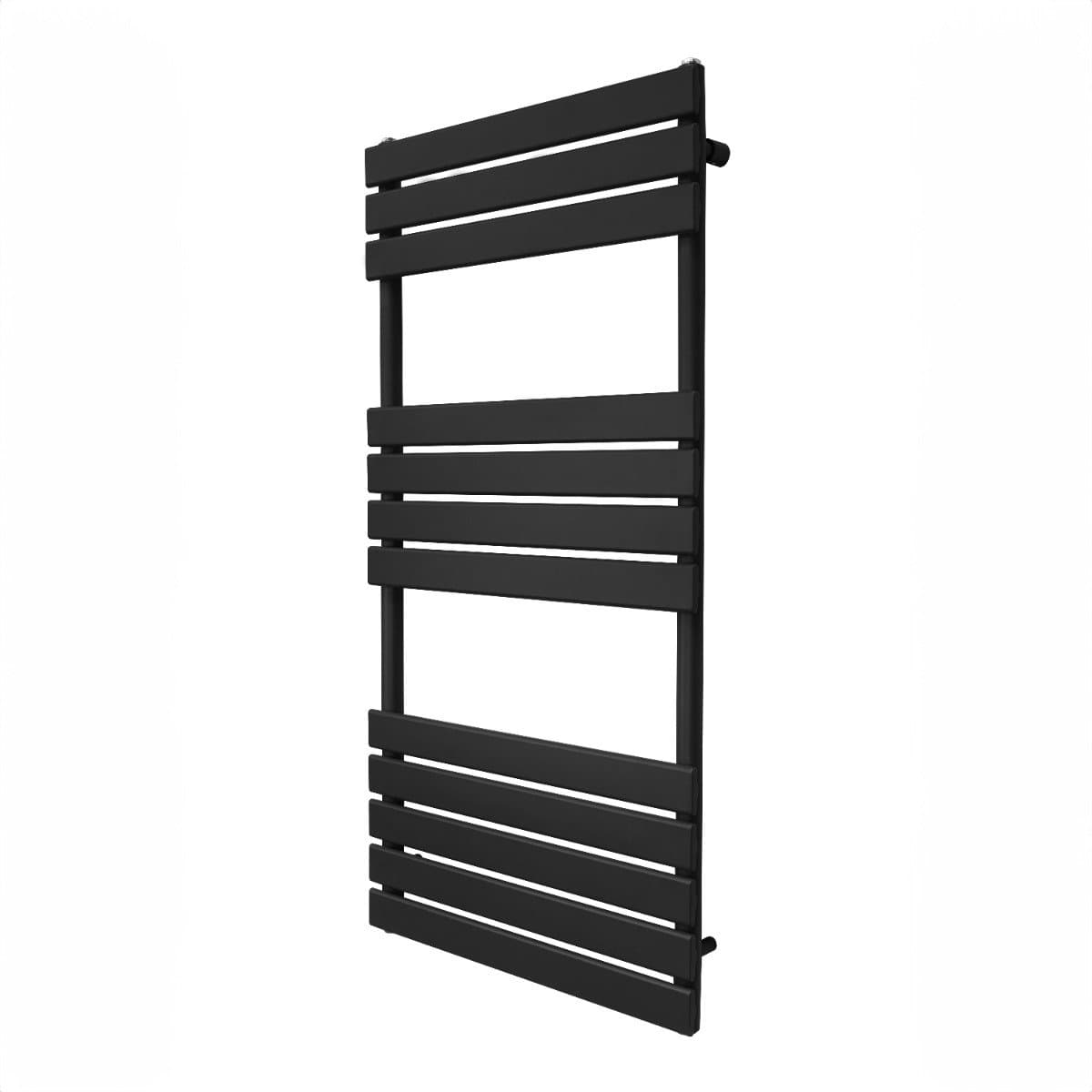 Platte Paneel Handdoekradiator – 1200mm x 600mm – Zwart