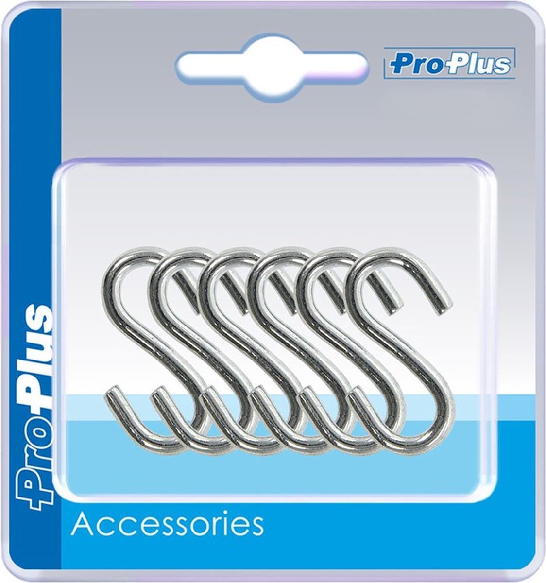 Proplus ophanghaak - 12x- S-haak - 3 cm - hangers - kledinghaken / keukenhaak