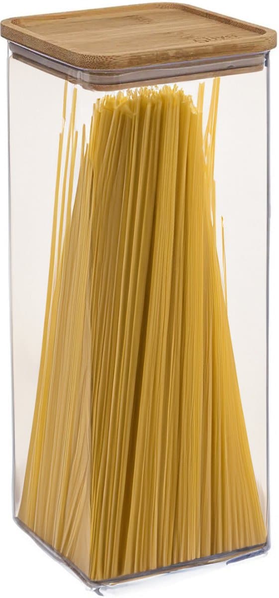 5five Bamboe Opbergdoos - 2L, Transparant