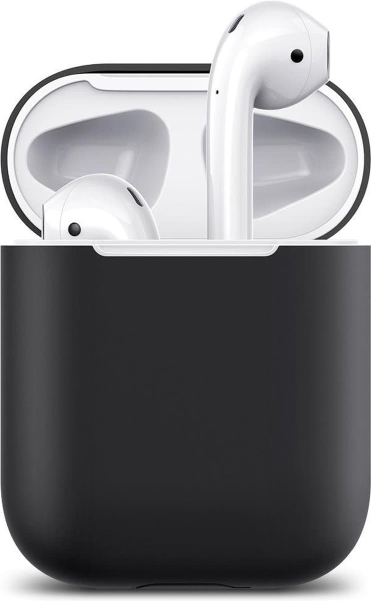 Hoesje / case / beschermhoesje geschikt voor Apple Airpods (gen. 1 &2) - ESR - Zeer mooi ontworpen hoesje,  kwalitatief – Breeze–  geschikt voor draadloos opladen & met led indicator opening – Zwart