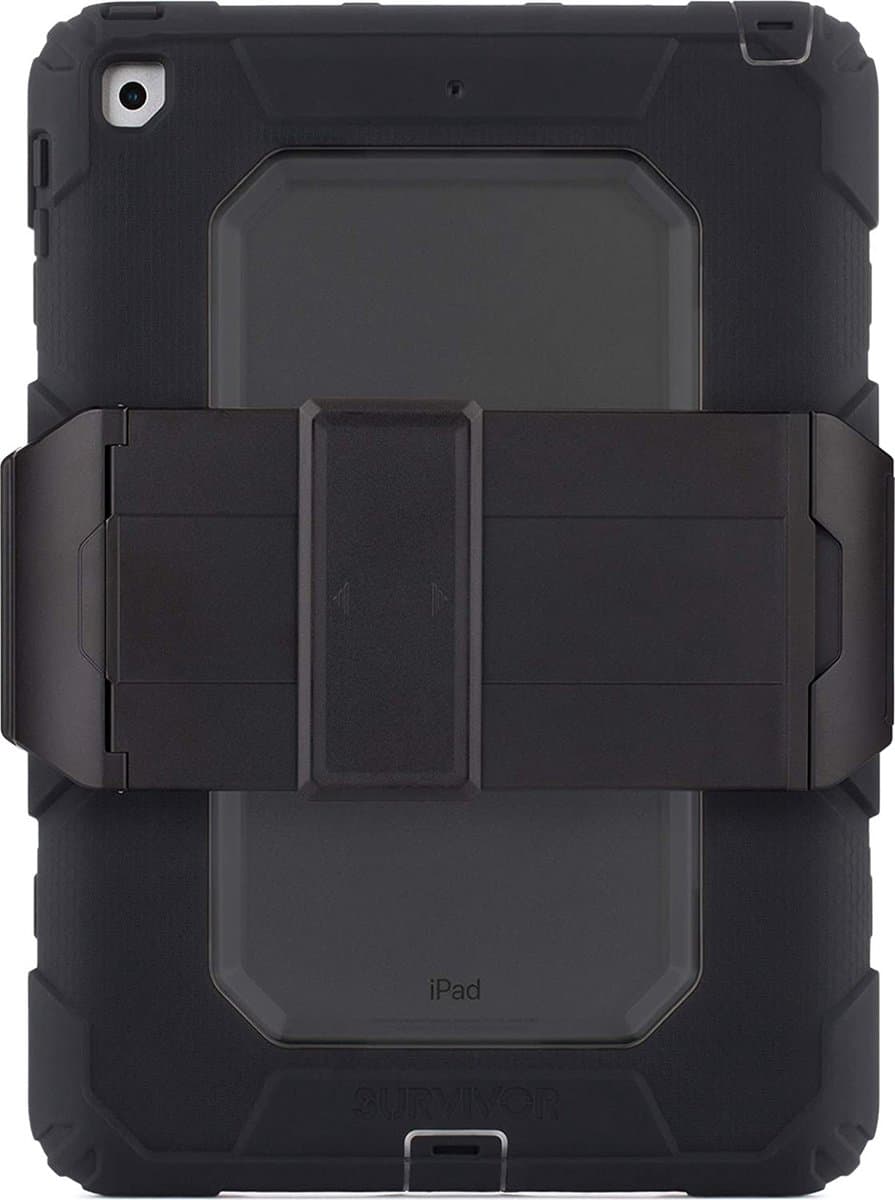 iPad 9.7 (2018)/2017 Rugged Case hoesje - Griffin -  Zwart - Kunststof