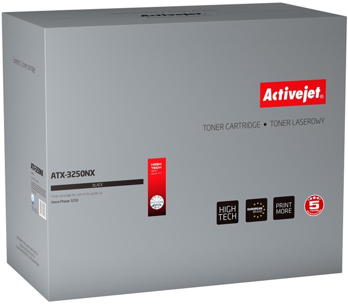 ActiveJet ATX-3250NX toner voor Xerox-printer; Xerox 106R01374 vervanging; Opperste; 5000 pagina's; zwart.