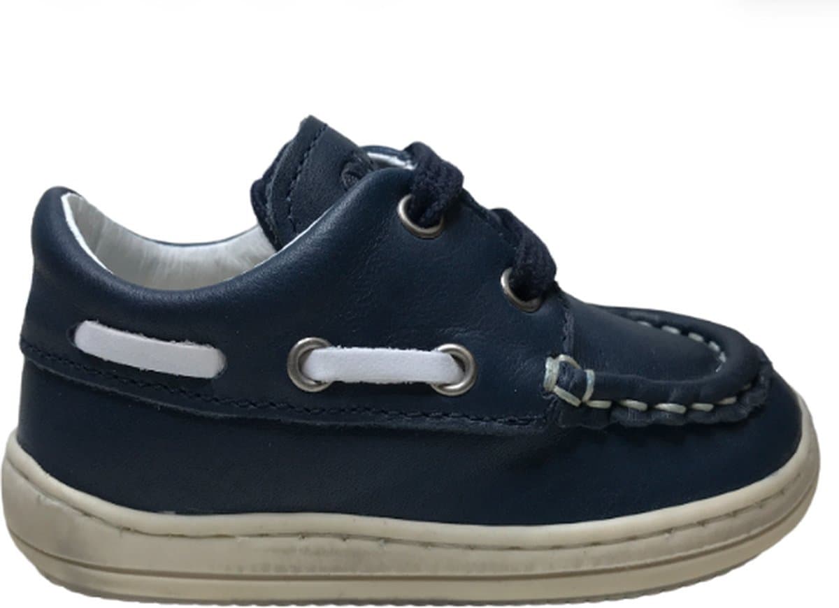 Naturino mt 18 veters lederen 'dockside' boot schoenen Maddy Navy
