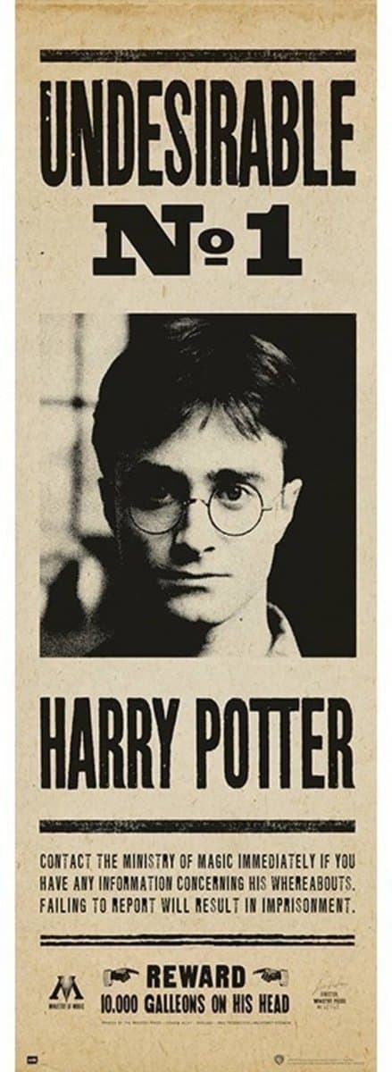 Poster Harry Potter - Undesirable nr 1 53x158cm