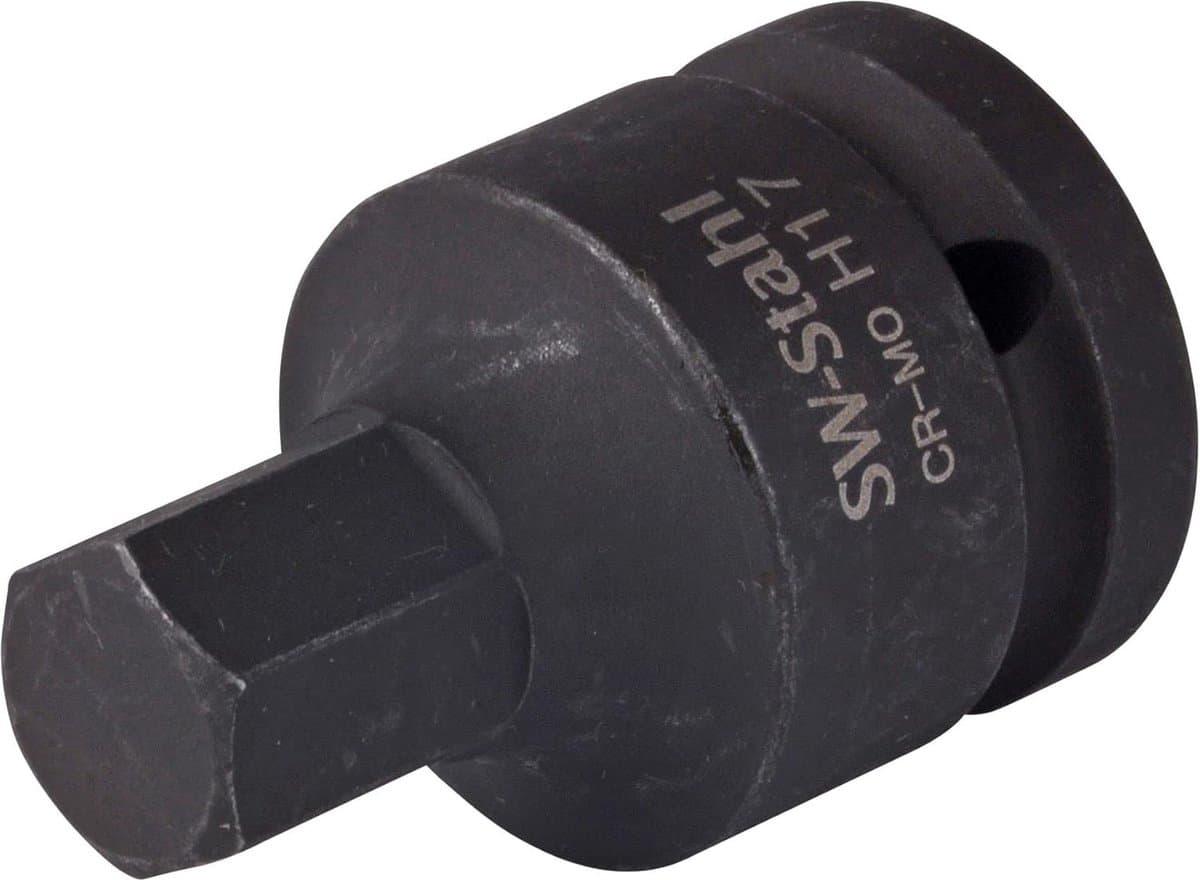 SW-Stahl 10186L-17 aandrijfas inzetstuk 17 x 76 mm, 3/4 inch impact