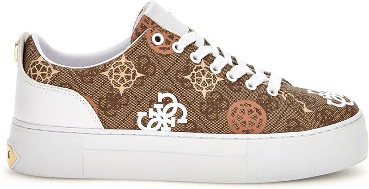 Guess Gianele 4 Sneakers Laag - Beige - Maat 41
