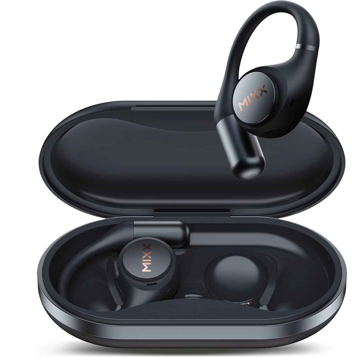 Mixx Streambuds AirFlow Open TWS - Sport Draadloze Oortjes - Bluetooth - Hardlopen - Waterbestendig