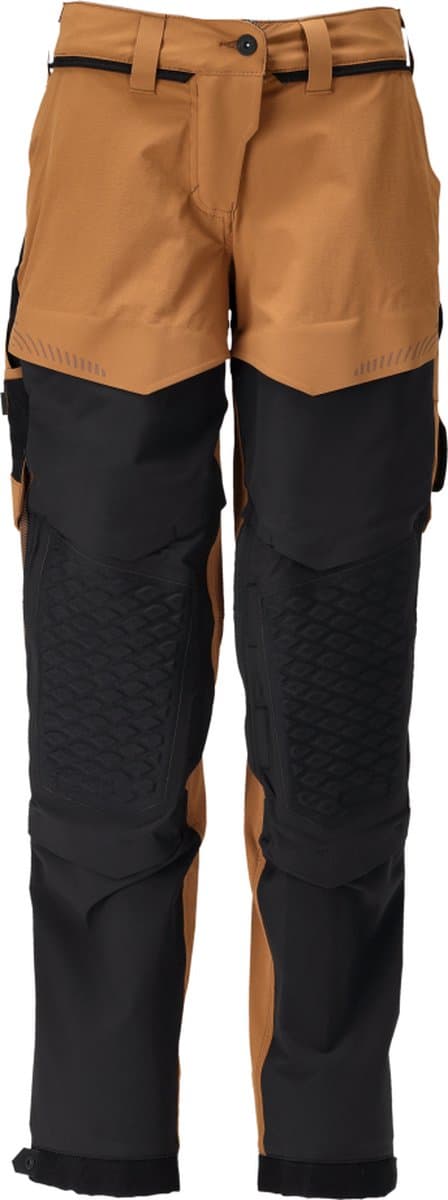 Mascot Customized Broek met kniezakken 22278-605 - notenbruin/zwart - C36 - 82