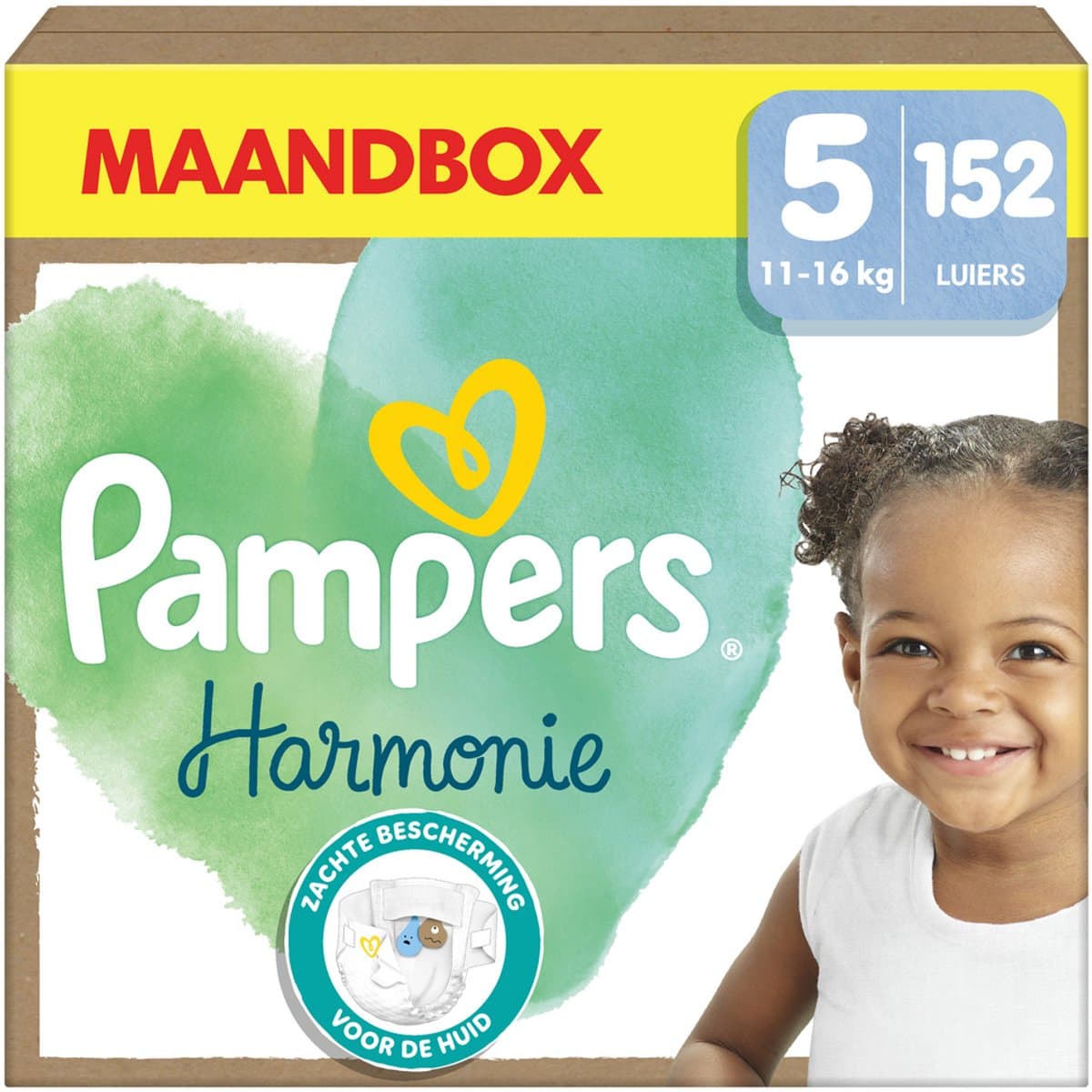 Pampers Harmonie Luiers Maat 5– Maandbox 152 Luiers