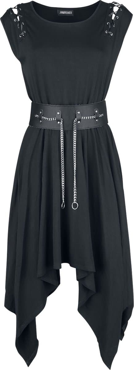 Jawbreaker Vampire Midi Dames Midi-jurk - zwart - M